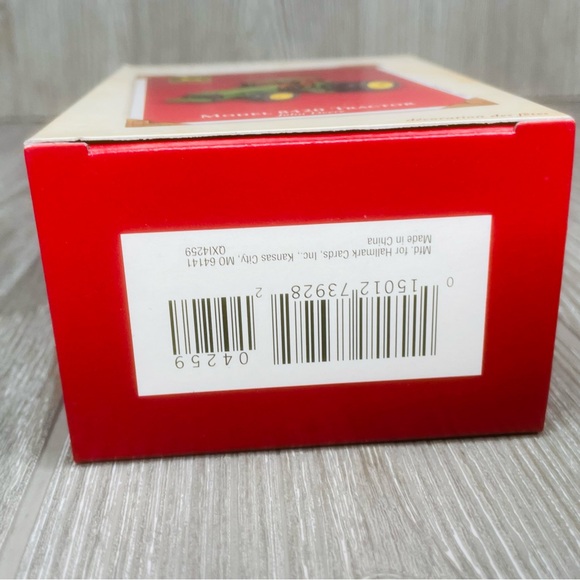 Vintage Hallmark 03 8420 tractor John Deere Ornament Die-Cast Metal collectable - Picture 5 of 11